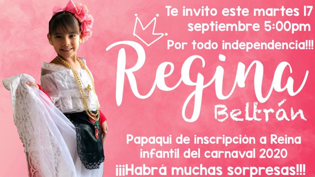Imagen Habrá papaqui este martes en Veracruz; inscribirán a candidata a Reina Infantil del Carnaval 2020