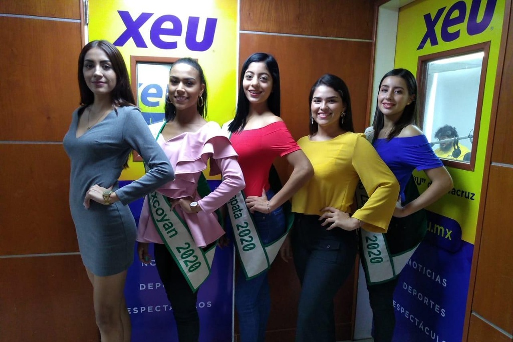 Imagen Participantes de Miss Earth Veracruz visitan XEU (+fotos)