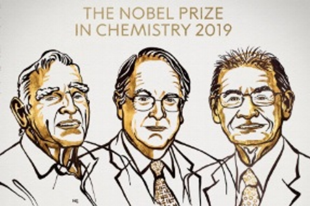 Imagen Otorgan Nobel de Química a padres de la pila de iones de litio