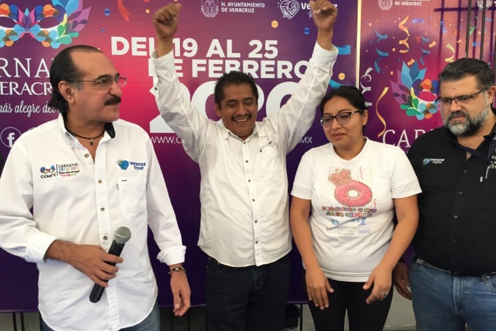 Imagen Se inscribe 'El Donas' como candidato a Rey del Carnaval de Veracruz 