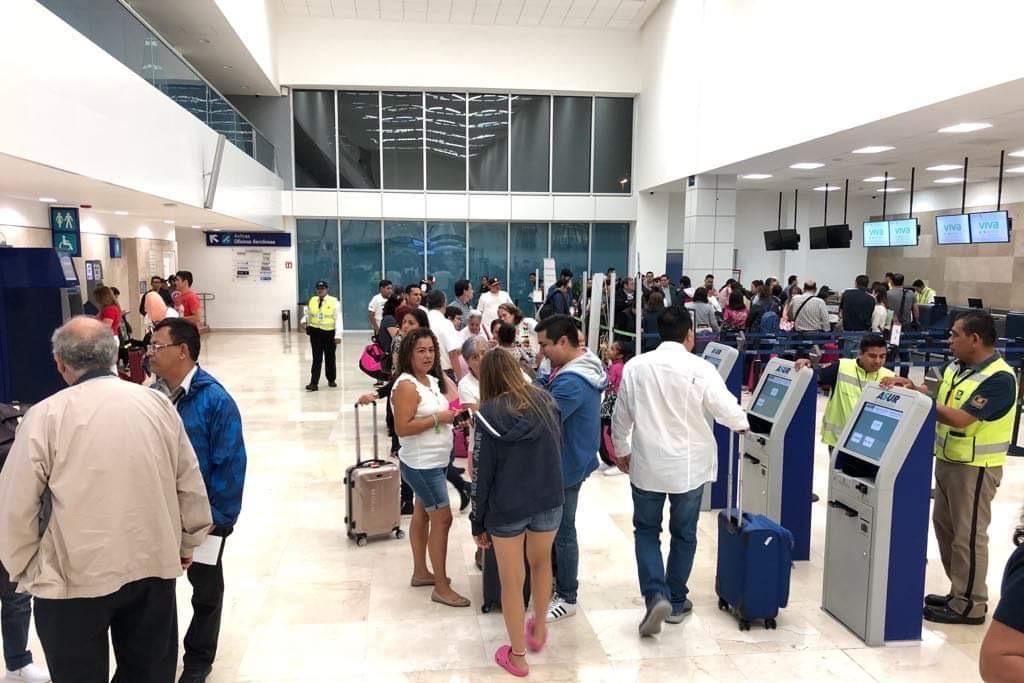 Imagen Se retrasa vuelo en aeropuerto de Veracruz 