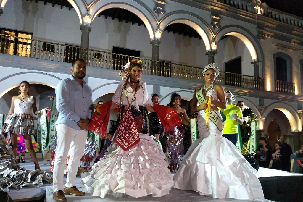 Imagen Realiza Miss Earth Veracruz semifinal en Vestido Reciclado (+Fotos)
