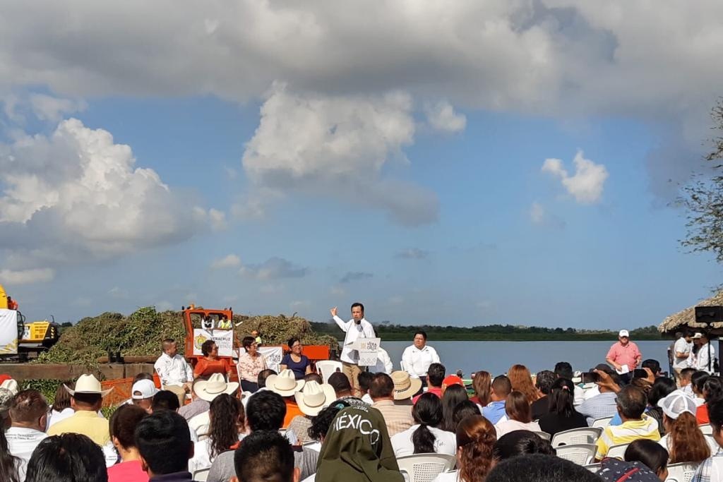 Imagen Rescatarán lagunas en Tierra Blanca con ayuda de habitantes de la región: Gobernador