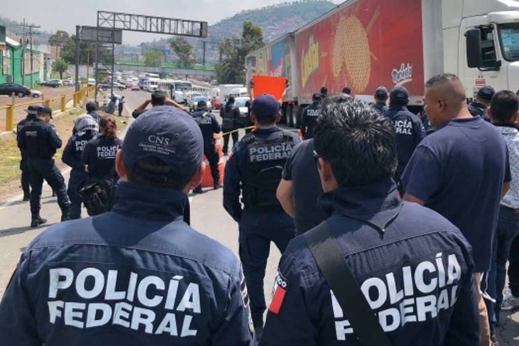 Imagen Por segundo día, policías federales realizan bloqueo en Periférico Oriente