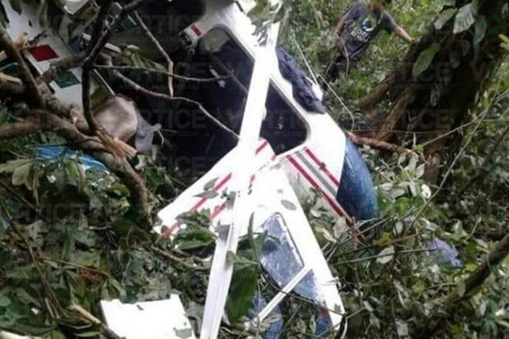 Imagen Desplome de helicóptero deja un muerto en Chiapas