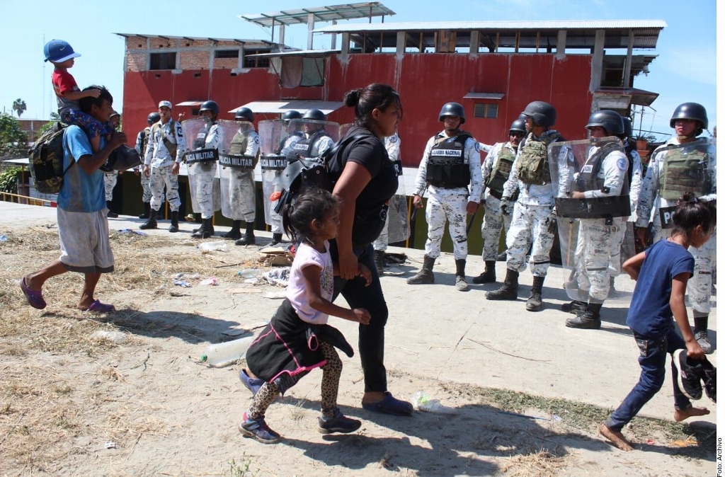 Imagen Pide Comisión Interamericana de Derechos Humanos no usar fuerza con migrantes 