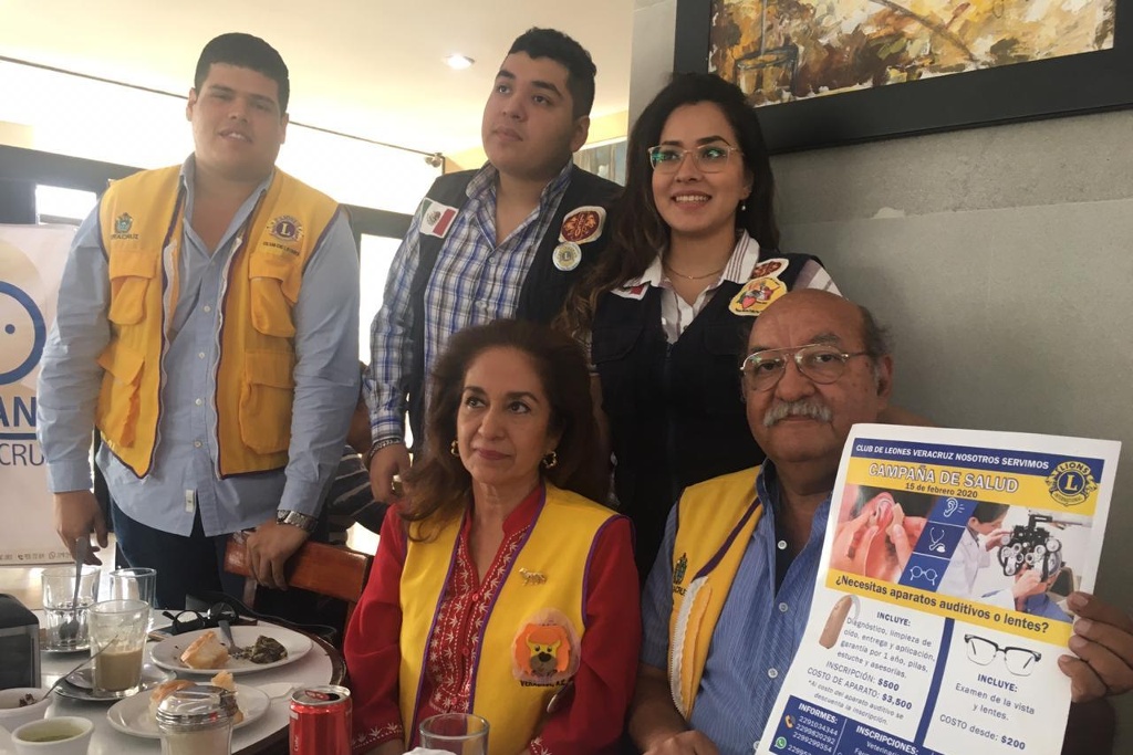 Imagen Realizarán campaña de salud enfocada a la vista y el oído en Veracruz: Club de Leones