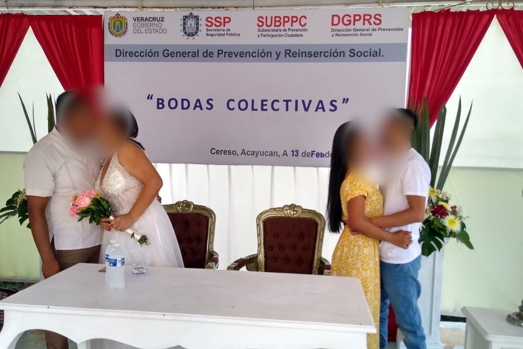 Imagen Celebran 27 bodas colectivas en penales de Veracruz (+Fotos)
