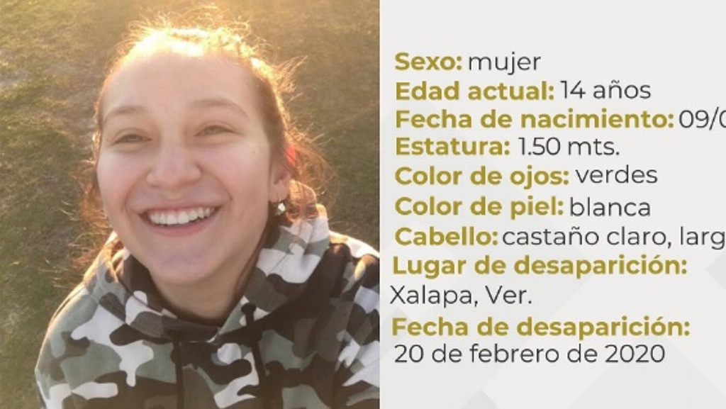Imagen Reportan desaparecida a adolescente en Xalapa, Veracruz
