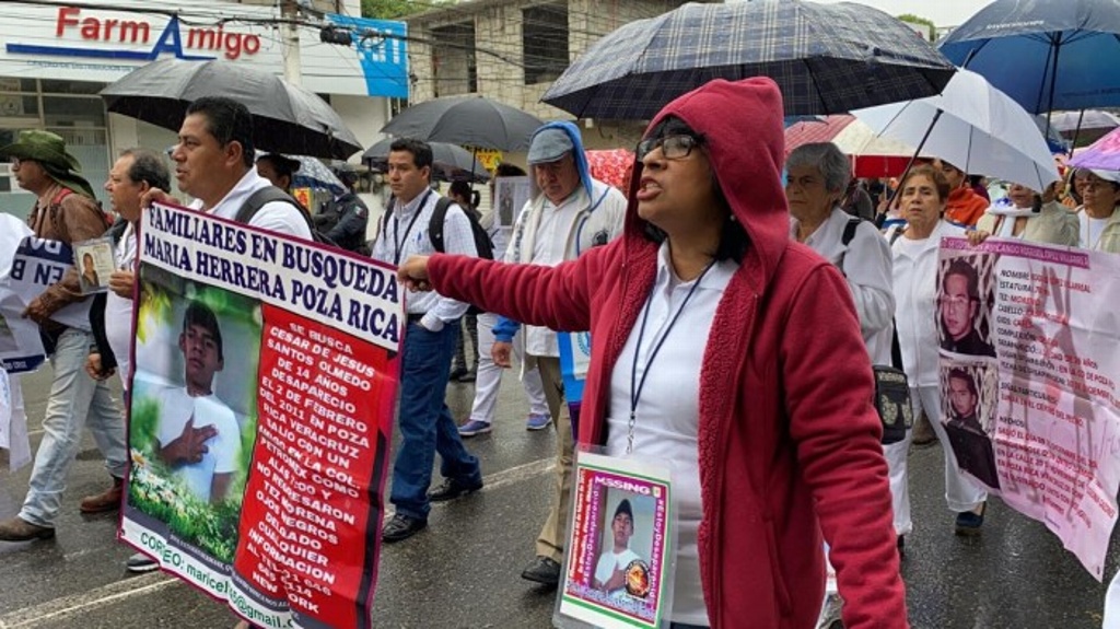 Imagen ¿Dónde están nuestros hijos? Gritan madres de personas de desaparecidas en Poza Rica