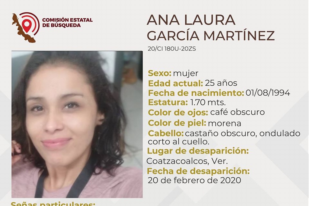 Imagen Reportan desaparición de joven mujer en Coatzacoalcos, Veracruz