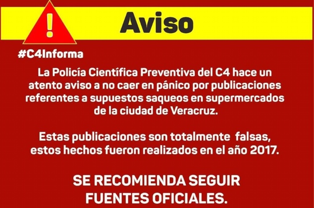 Imagen ¿Cómo reportar páginas que difunden rumores de saqueos en Veracruz? Aquí lo que responde la Policía Cibernética