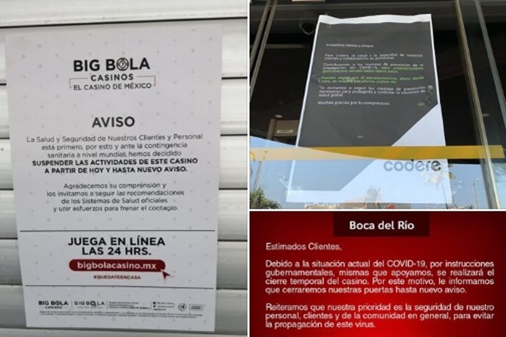 Imagen Cierran casinos en Boca del Río para evitar contagio de coronavirus 