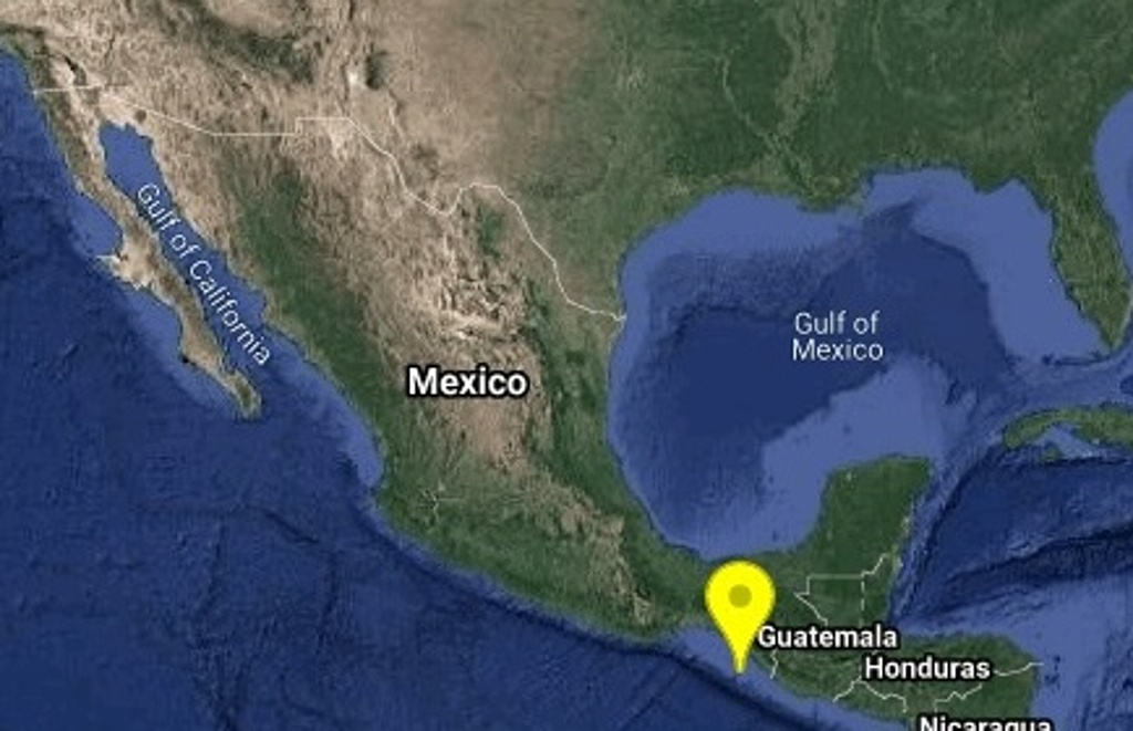 Imagen Reportan sismo de magnitud 5.1 en costa de Chiapas