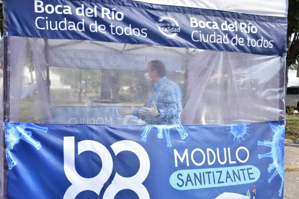 Imagen Suspenden los módulos sanitizantes de Boca del Río (+video)