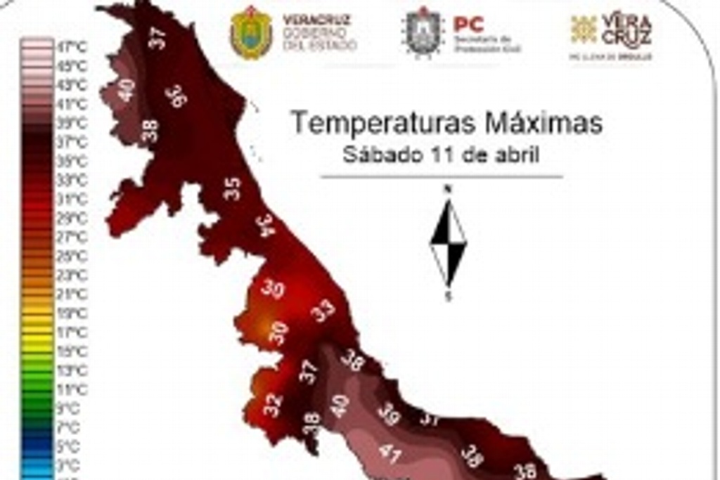 Imagen Emiten Aviso Especial en Veracruz por altas temperaturas por Surada y Norte