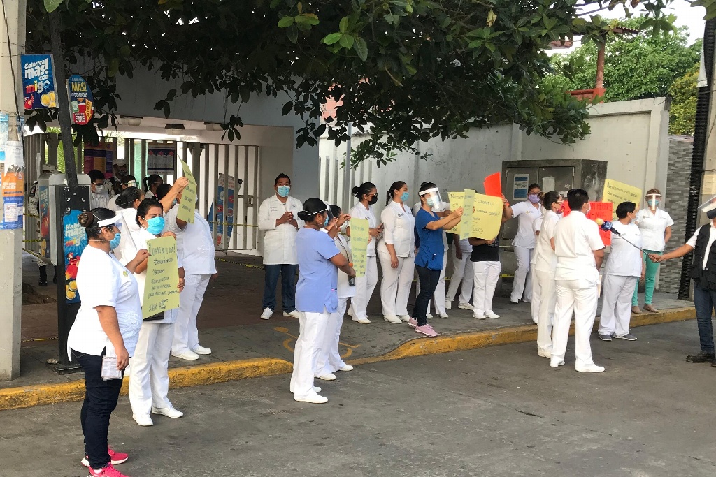 Protestan enfermeros por falta de insumos y prestaciones en hospital ...