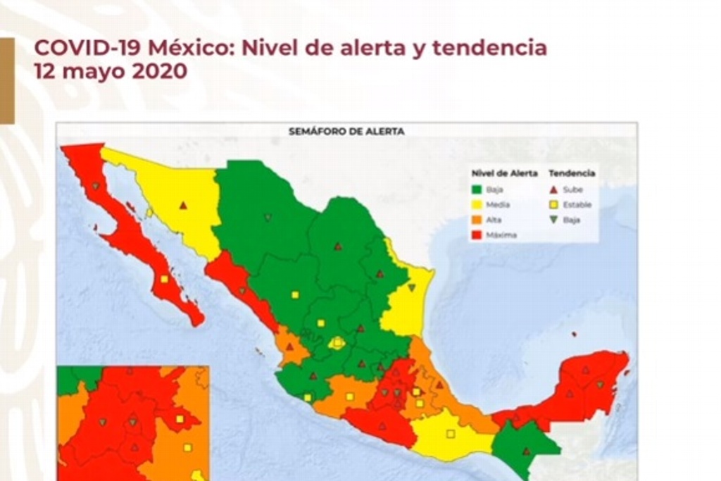 Imagen Veracruz en nivel de alerta alta y con casos COVID-19 en ascenso, según semáforo de mapa nacional