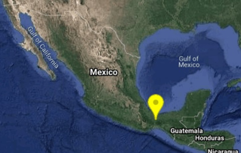 Imagen Reportan sismo al sur de Veracruz