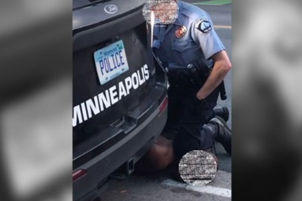 Imagen “No puedo respirar”, dice afroamericano antes de morir bajo custodia policial en Minneapolis
