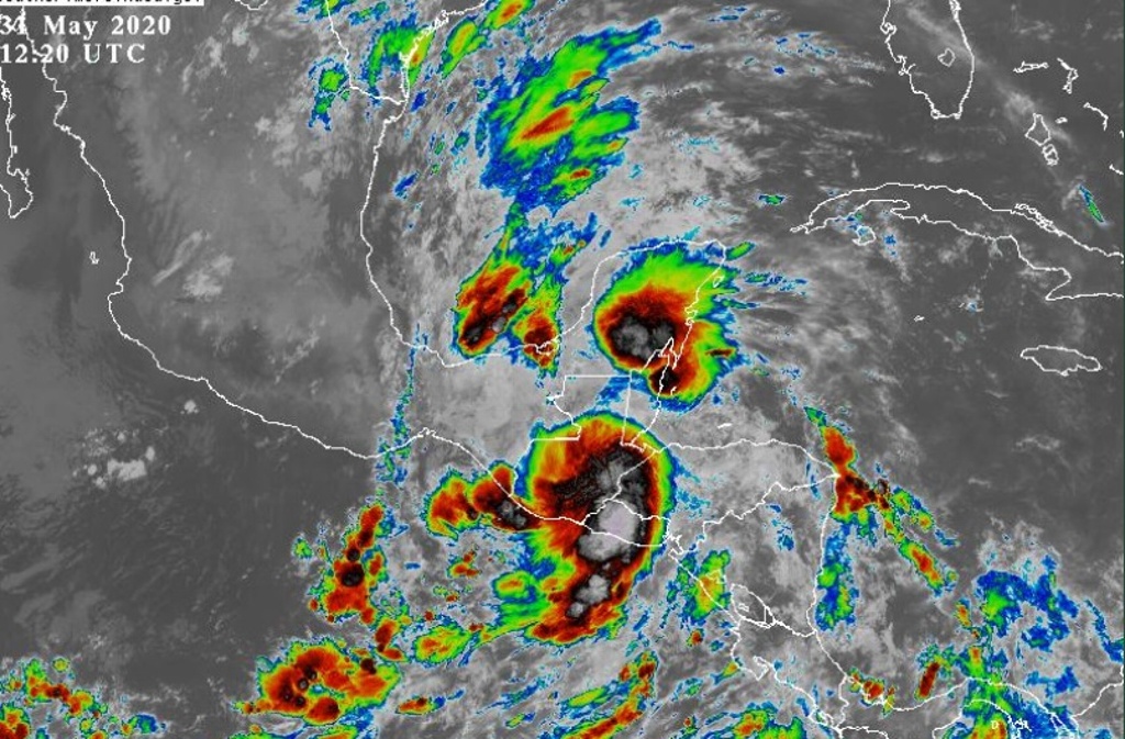 Imagen Por remanentes de la Tormenta Tropical Amanda, incrementa probabilidad de lluvias y viento en Veracruz 