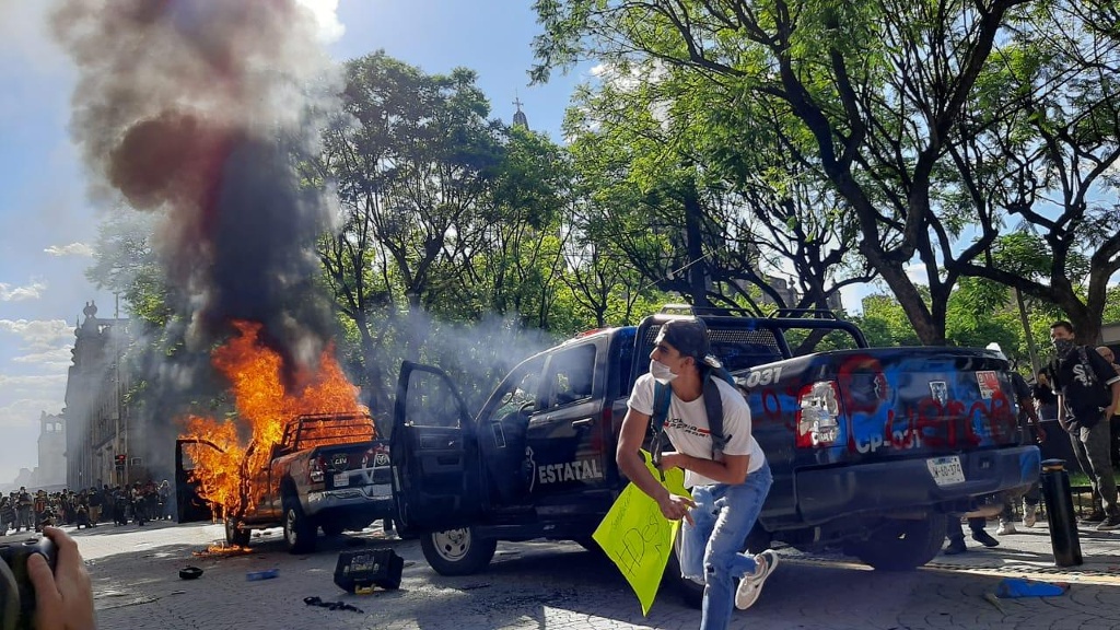 Imagen Morena habría estado detrás de los disturbios en Palacio de Gobierno en Jalisco