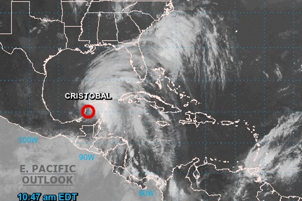 Imagen Podría regenerarse la tormenta tropical Cristóbal; podría haber lluvias dispersas en Veracruz