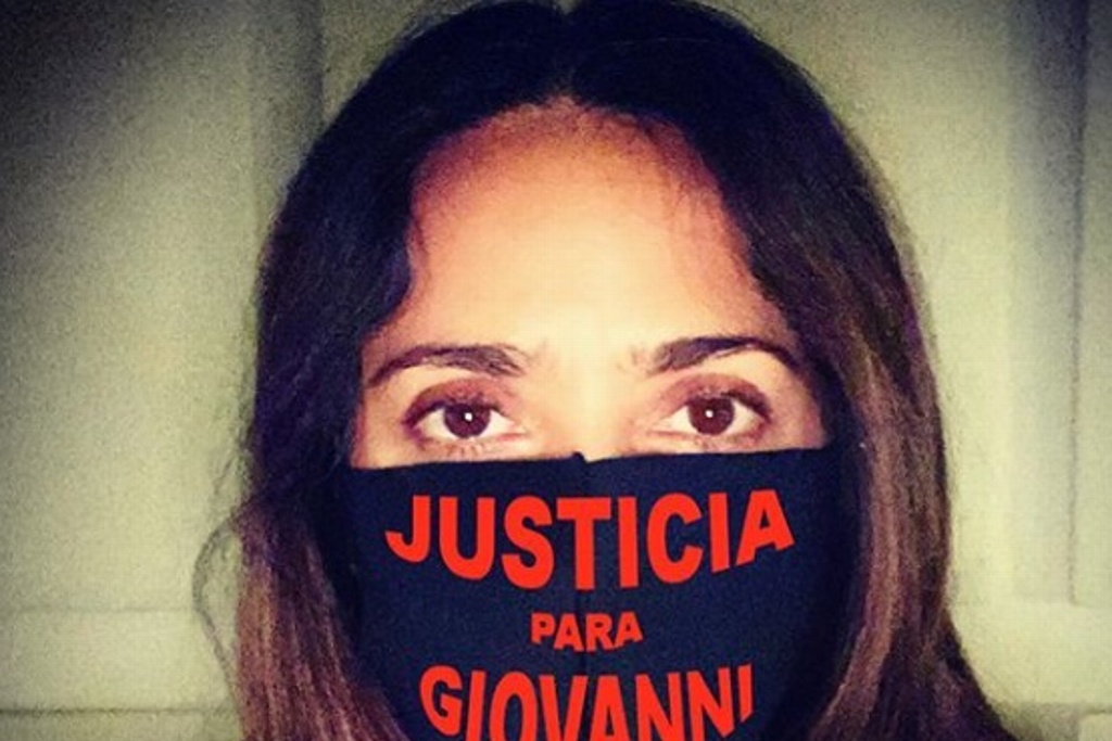 Imagen Salma Hayek también exige #JusticiaParaGiovanni
