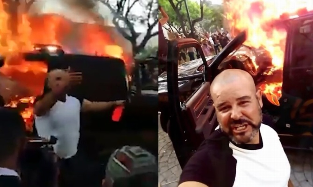 Imagen Exhiben en redes sociales a presunto agitador de protestas en Jalisco