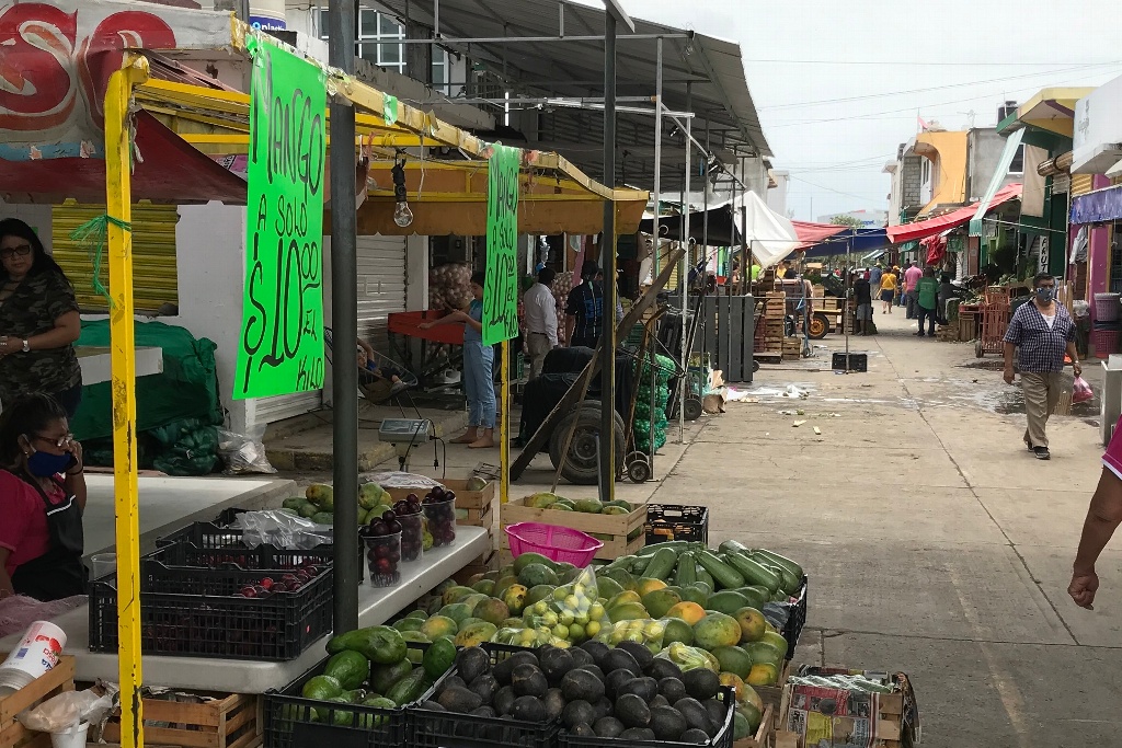 Imagen Ventas han disminuido hasta en un 60% en mercado Malibrán de Veracruz