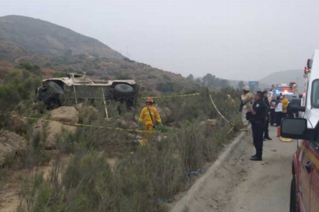 Imagen Mueren 6 soldados en accidente automovilístico en Tijuana (+Video)