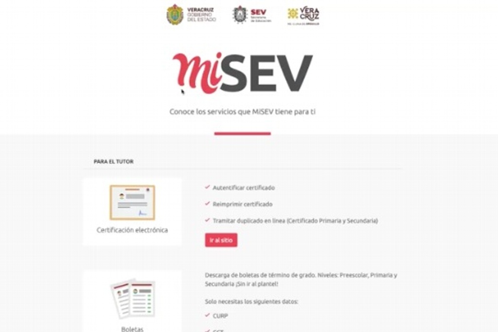 Imagen Establecen horarios por niveles educativos para consultar boletas de calificaciones en Veracruz