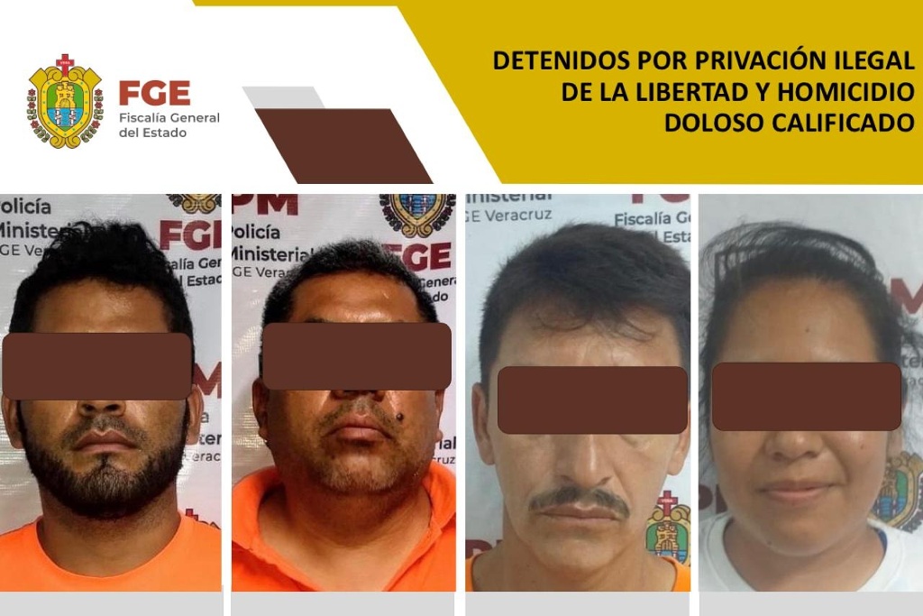Imagen Detienen a 4 presuntos responsables de homicidio doloso en Coatzacoalcos 