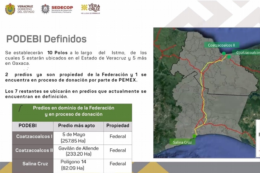 Imagen Habrá 10 parques industriales en Istmo de Tehuantepec; 5 en Veracruz: Sedecop