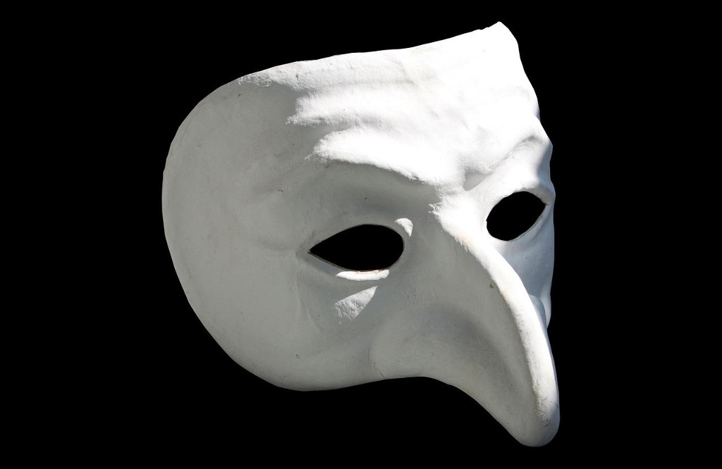 Por qué las máscaras para la peste negra eran puntiagudas?