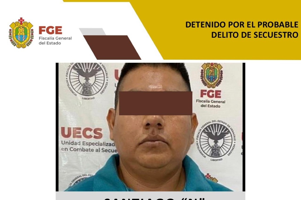Imagen Detienen a presunto secuestrador en Cosoleacaque que era buscado en Chiapas