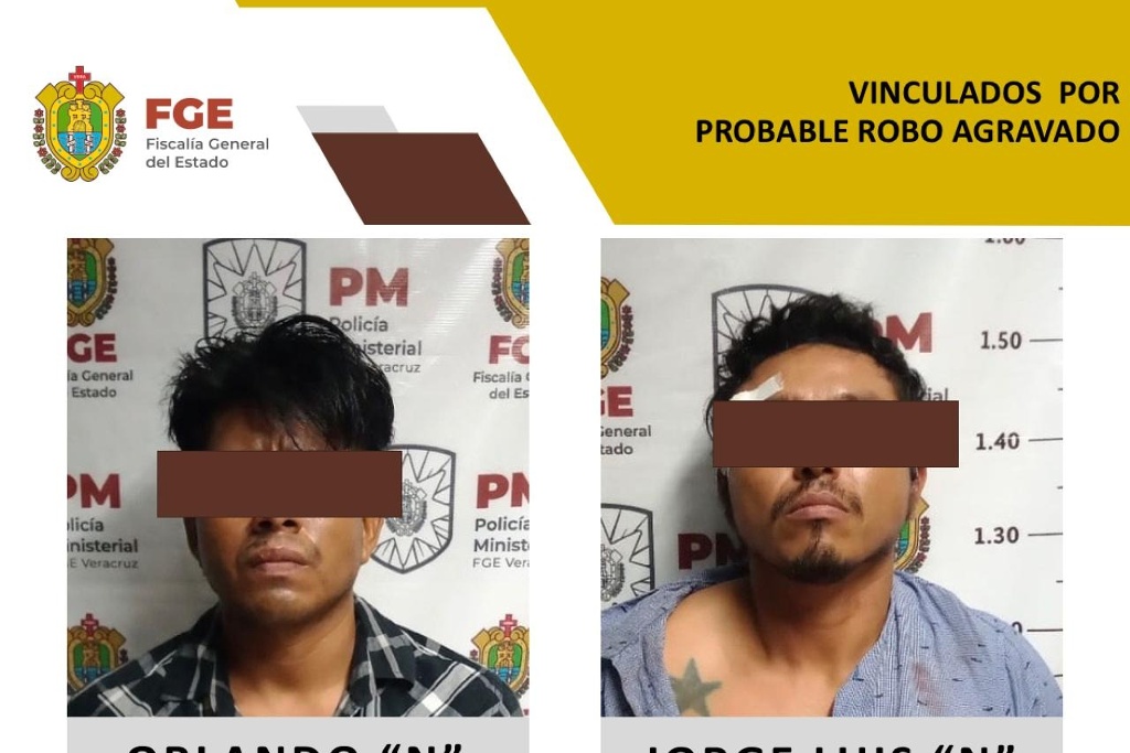 Imagen Vinculan a proceso a dos personas por robo agravado, en Coatzacoalcos 