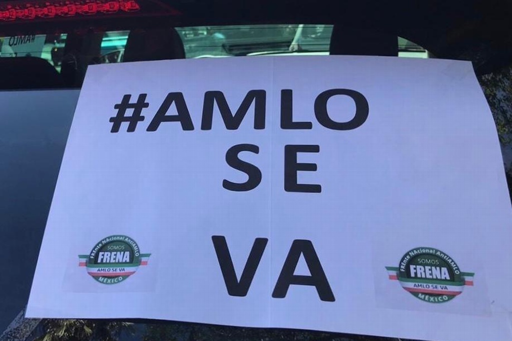 Imagen Protestan contra AMLO en Plaza de la Soberanía del municipio de Veracruz