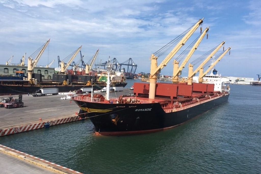 Imagen Cae movimiento de carga en Puerto de Veracruz en primer semestre de 2020