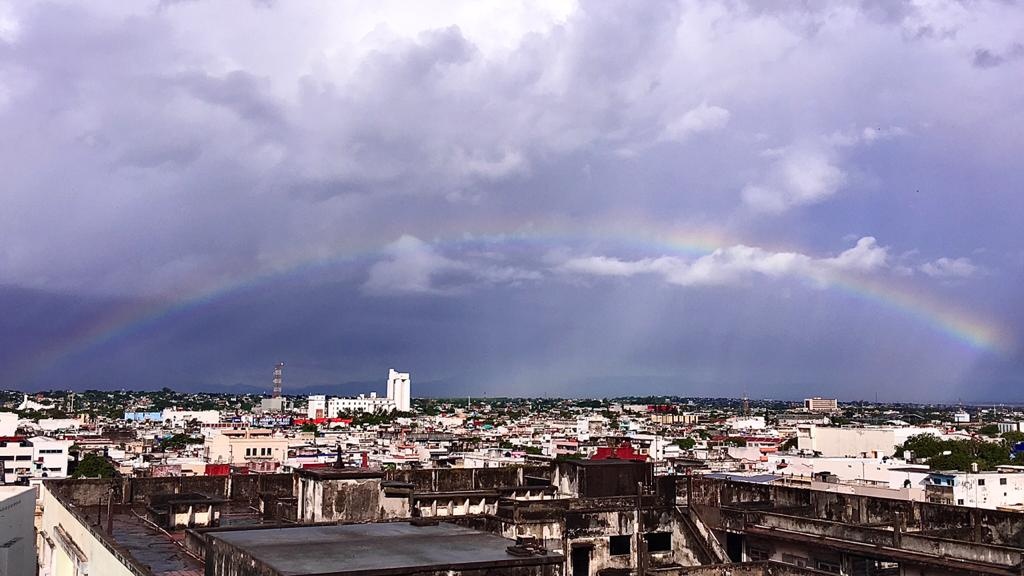 Imagen Brilla hermoso arcoíris en Veracruz (+video)