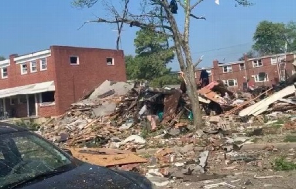 Imagen Explosión en zona residencial de Baltimore; reportan un muerto y varios heridos