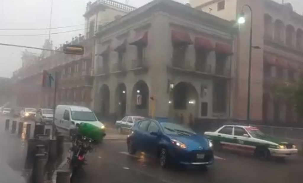 Imagen Reportan tormenta y caída de granizo en Xalapa, Veracruz