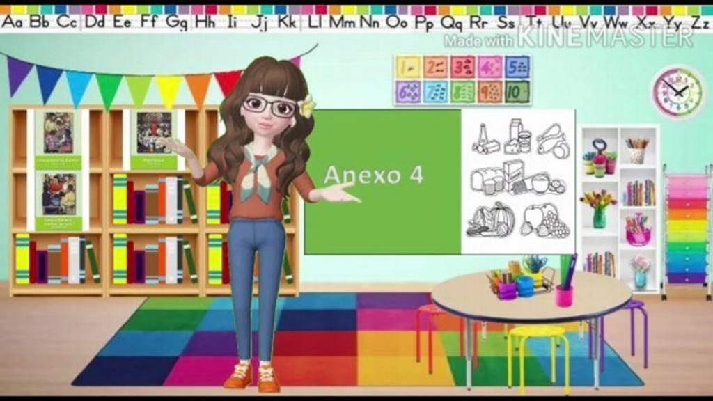 Imagen Maestra de primaria se convierte en caricatura para dar clases en línea (+video)