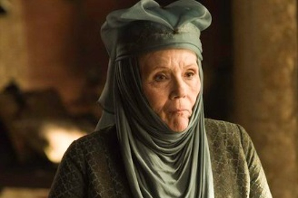 Imagen Fallece actriz Diana Rigg, Lady Olenna Tyrell en “Game of Thrones”