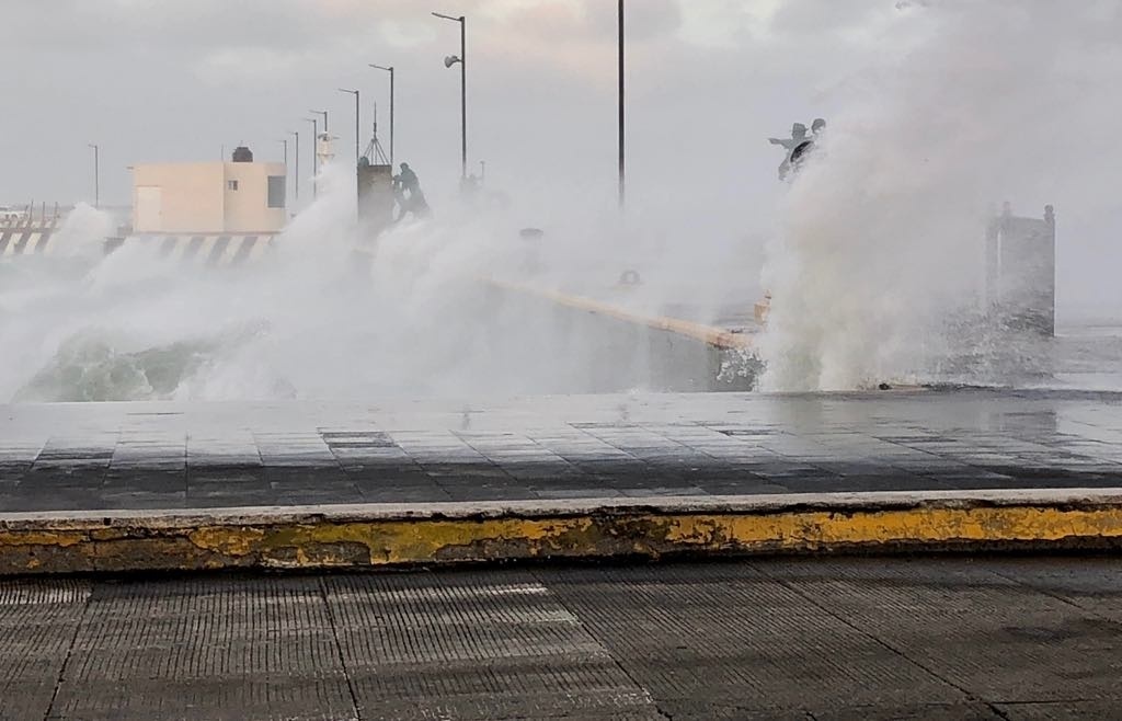 Imagen Emiten alerta gris por frente frío, norte violento y descenso de temperatura en el estado de Veracruz