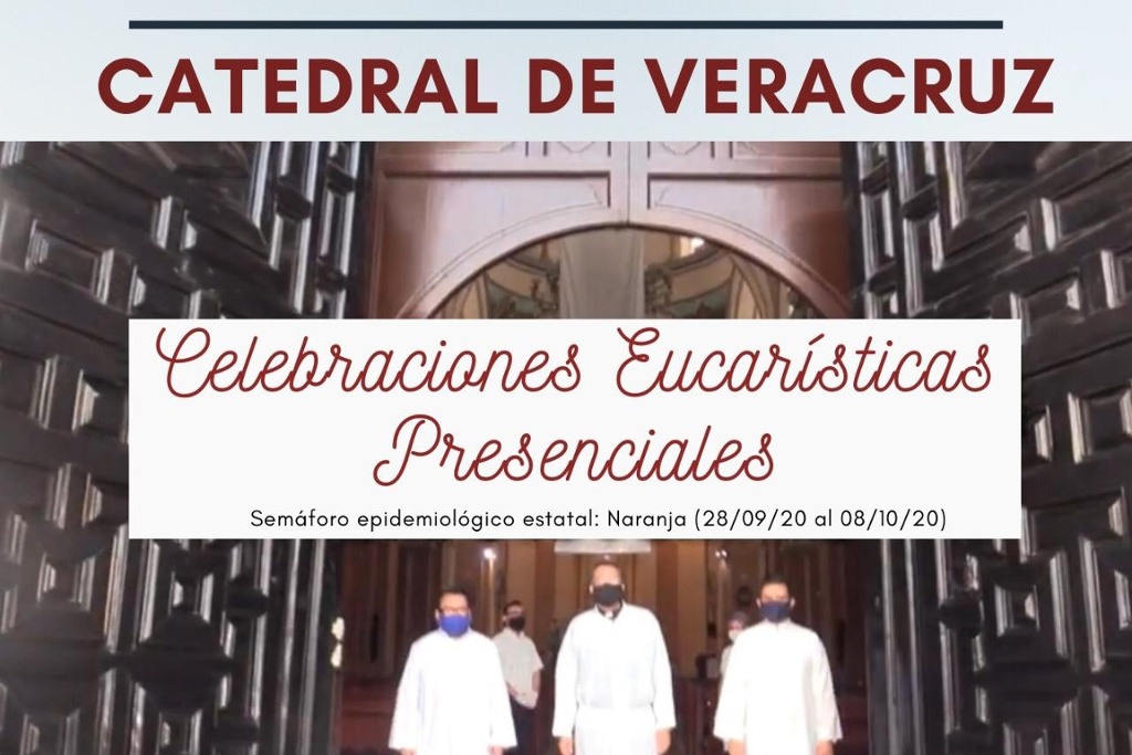 Imagen Reinician misas presenciales en Catedral de Veracruz 