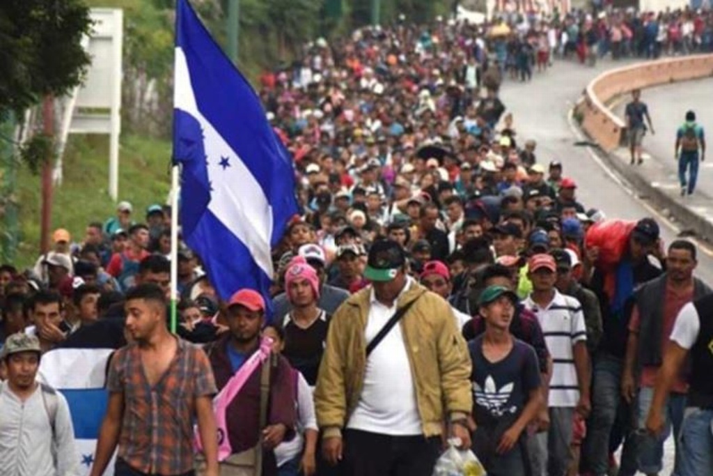 Imagen Caravana de migrantes ingresa a Guatemala, se dirigen a EU