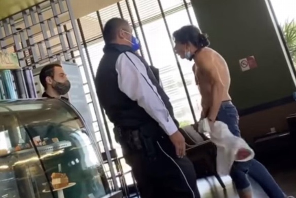 Imagen Surge 'Lord Pantera', entra a cafetería sin cubrebocas y amenaza a empleado (+Video)