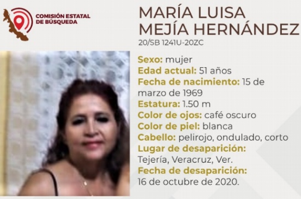 Imagen Reportan desaparición de mujer en Veracruz