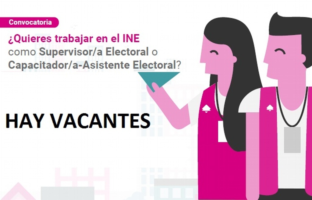 Imagen INE ofrece empleos con sueldo de hasta 10,000 en Veracruz